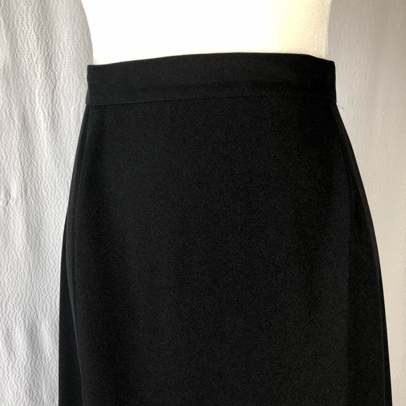 Norton McNaughton Black Semi Sheer Maxi Skirt - Picture 2 of 8